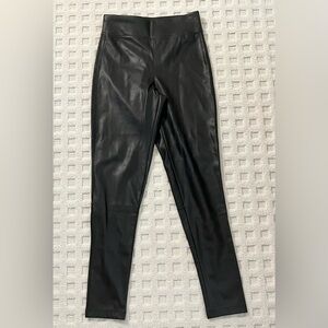 Splendid faux leather leggings pants size small